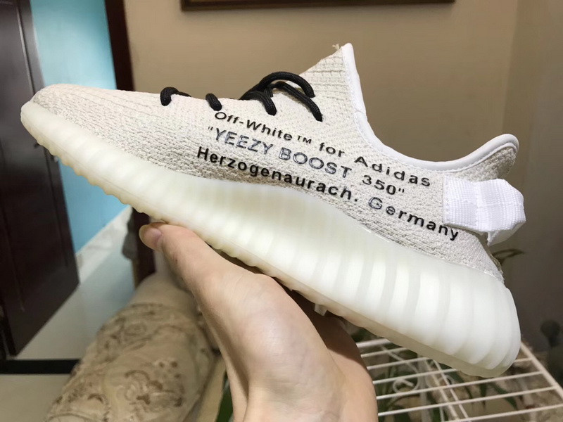 Super Max Adidas yeezy 350 V2 X Off- white OW GS